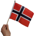 Medium NORWEGIAN Hand Flag