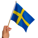 Medium SWEDISH Hand Flag