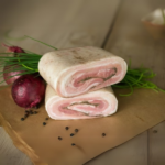 Danish Rullepolse Rolled Ham cooked approx